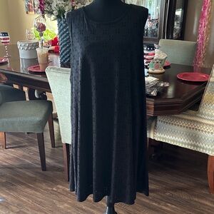 NWT Elegant Black Sleeveless Dress